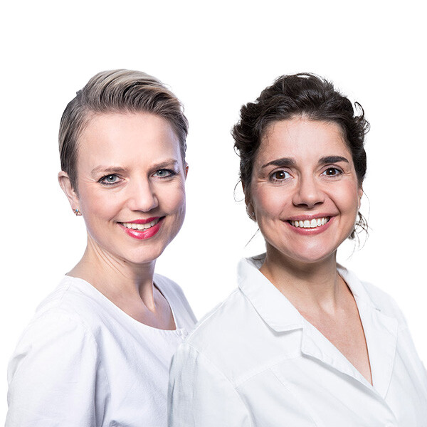 Dr. Britta Büntemeyer und Dr. Natalia Garcia, Kieferorthopädinnen Darmstadt