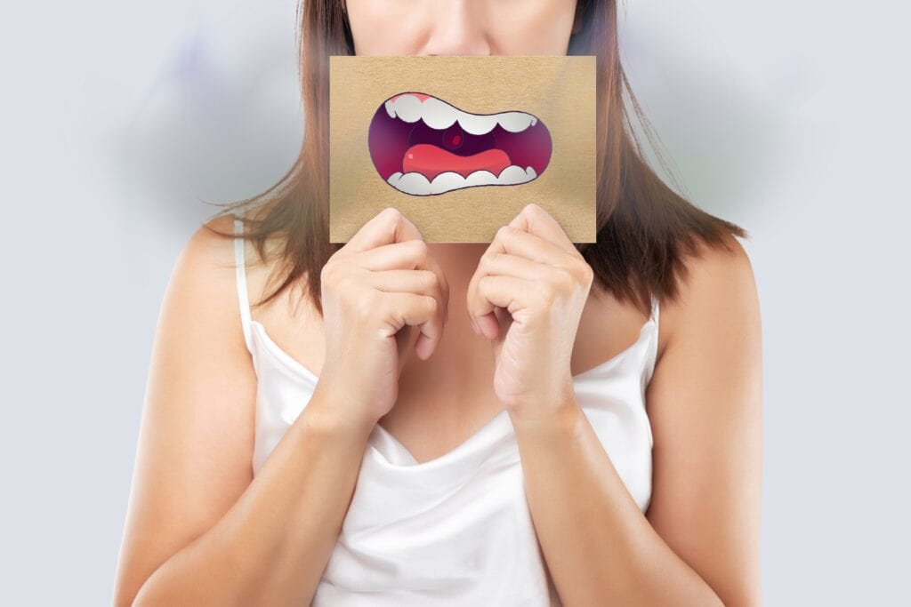 Schlechte Zähne mit 40